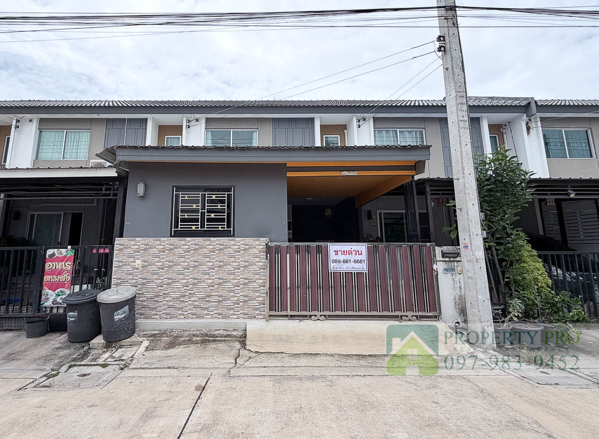 TownHome for Sale Pruksa Rama 2 Pantainorasingh, 3 bedroom 19 sq wah 115 sqm Newly Renovated Near Samaedam, Bang Khun Thian : EL26S-004 TownHome for Sale Pruksa Rama 2 Pantainorasingh, 3 bedroom 19 sq wah 115 sqm Newly Renovated Near Samaedam, Bang Khun Thian : EL26S-004