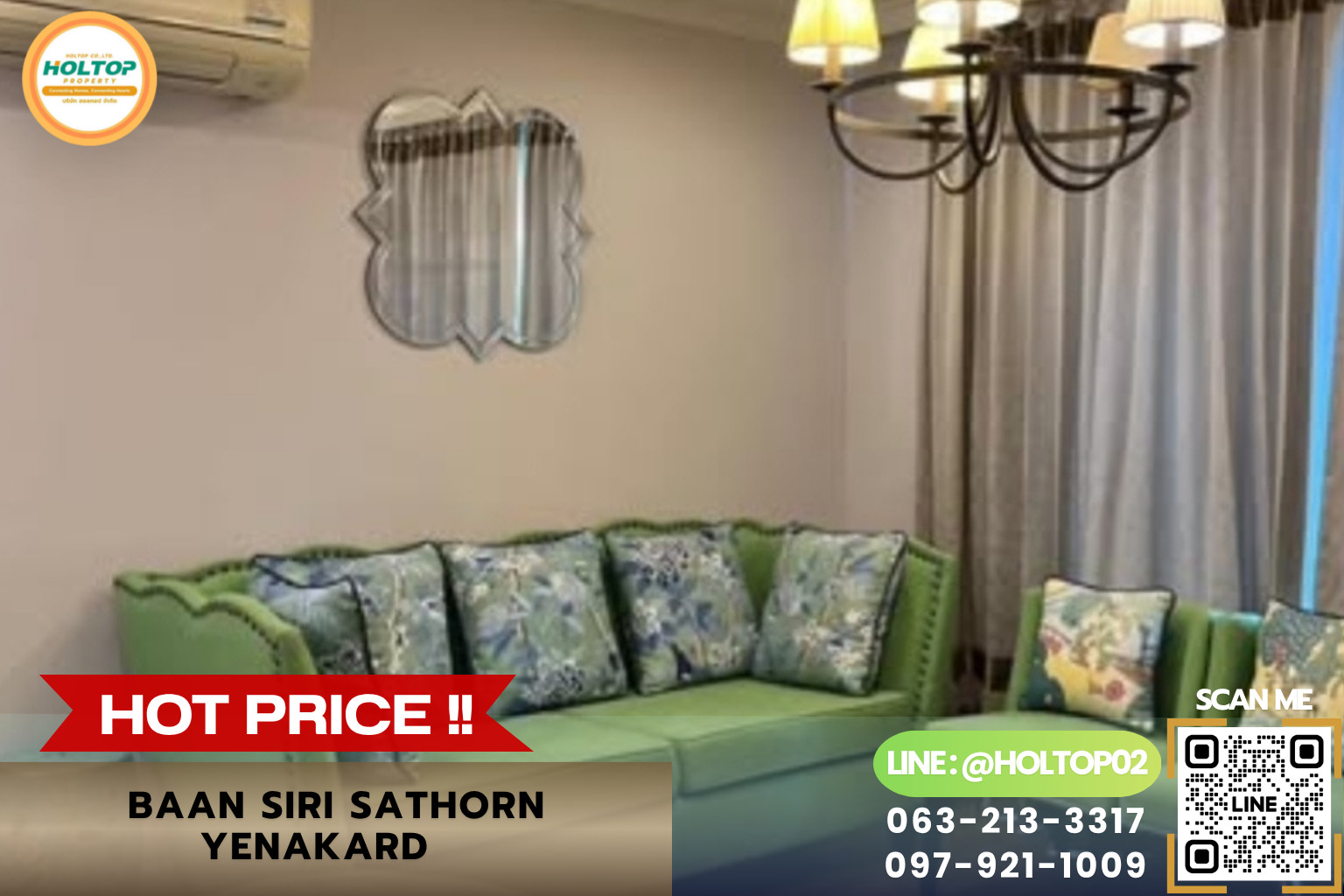 #AA20051 ให้เช่าคอนโด Baan Siri Sathorn Yenakard #AA20051 ให้เช่าคอนโด Baan Siri Sathorn Yenakard