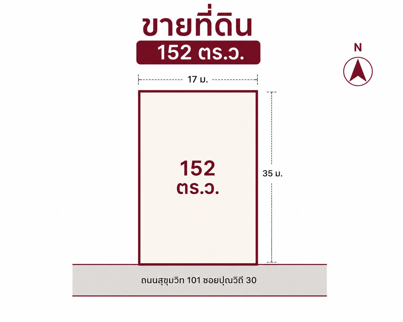 🔥🔥Urgent sale, land with buildings, 152 sq m, Punnawithi, wide alley, connected to Sukhumvit 101/1. – รูปที่ 2