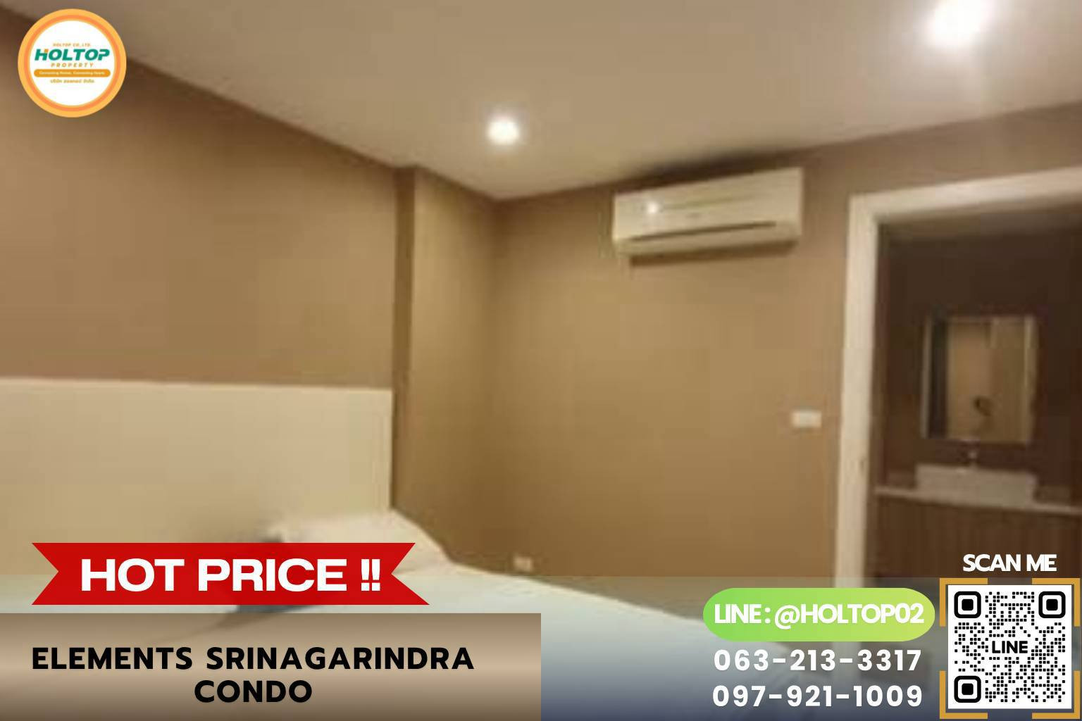 #AA418688 ให้เช่าคอนโด ELEMENTS SRINAGARINDRA CONDO