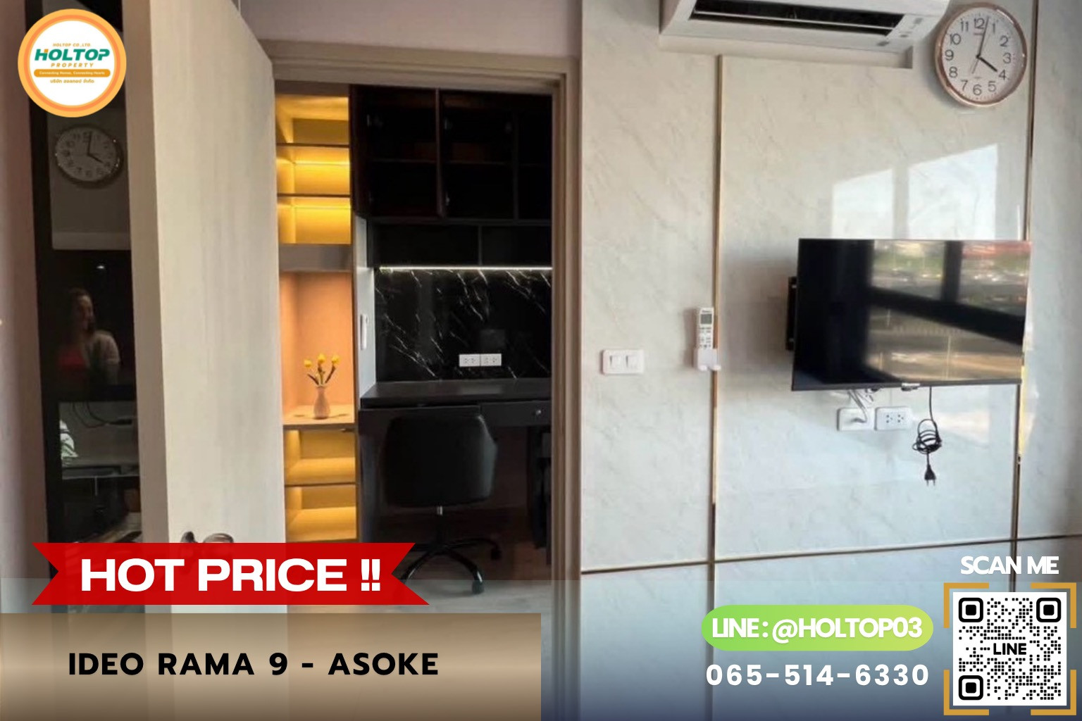 #AA442438 Condo for rent IDEO Rama 9 - Asoke.