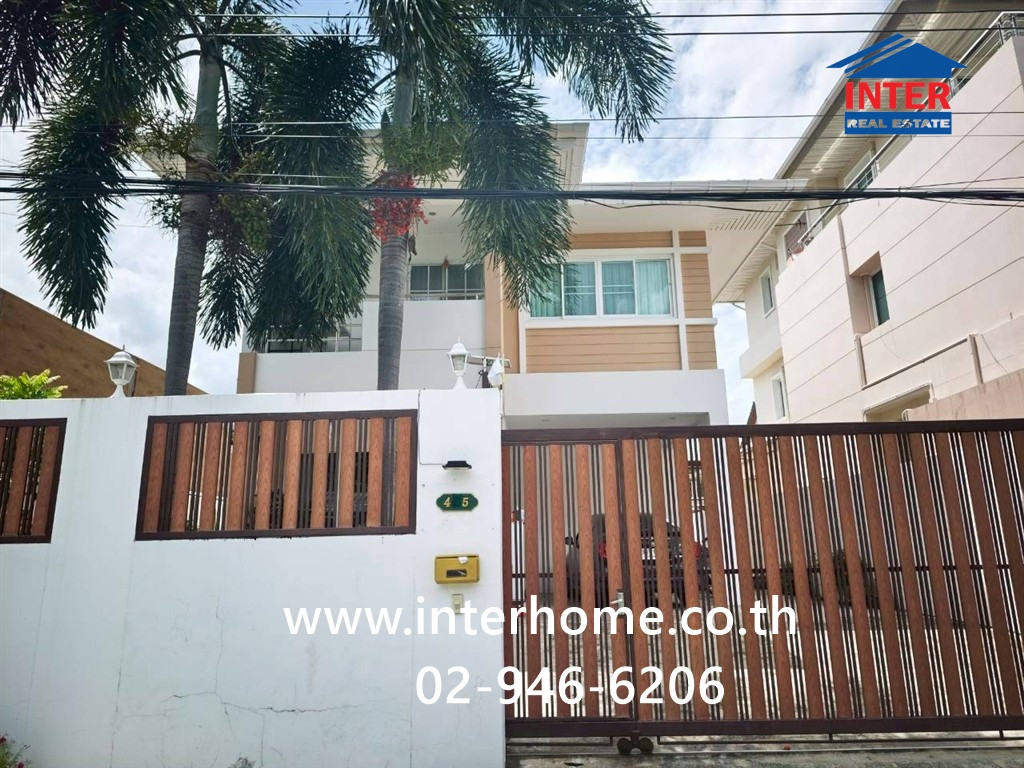 2-story detached house, 65 sq m. Detached house, Ratchadaphisek Road, Soi Phum Urai, Ratchadaphisek Road. Suthisan Winitchai Road, Huai Khwang District, Bangkok