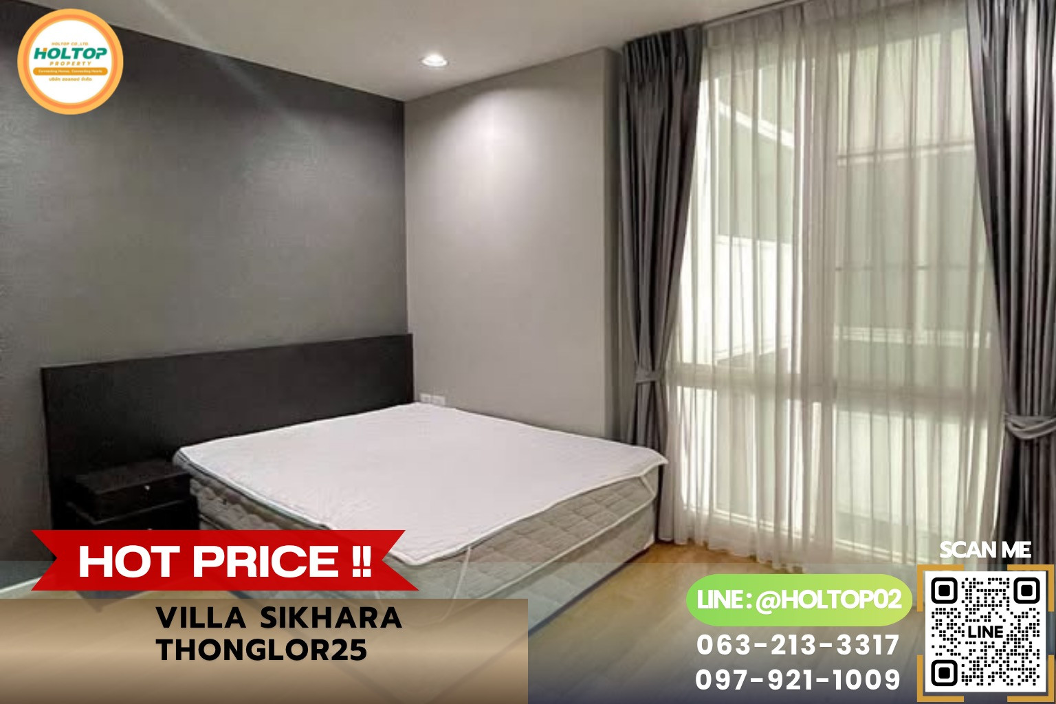 #AA42169 ให้เช่าคอนโด Villa Sikhara Thonglor25