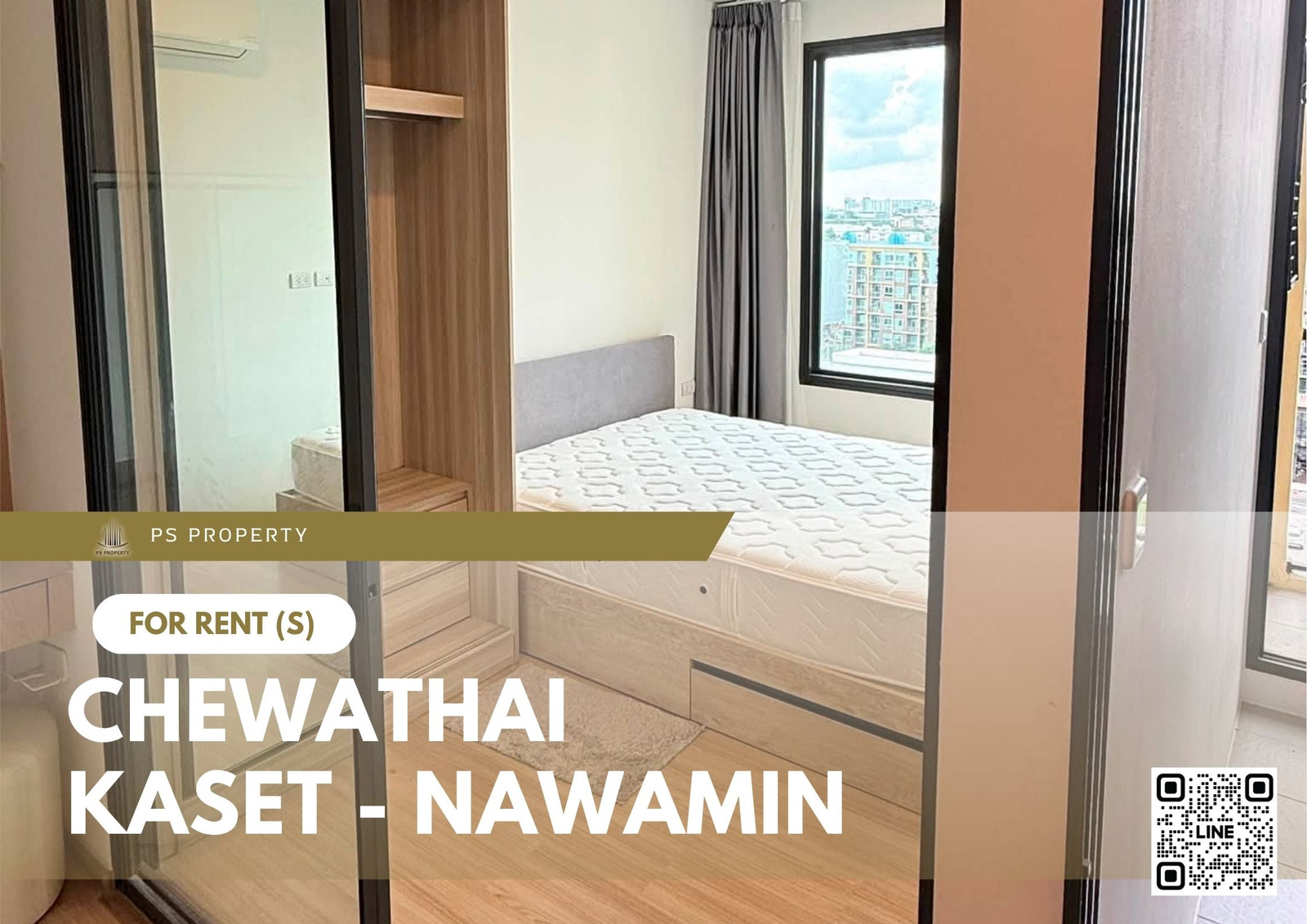 ให้เช่า 🔥 Chewathai Kaset - Nawamin 🔥 เฟอร์นิเจอร์ และ เครื่องใช้ไฟฟ้าครบ ใกล้ ม.เกษตรศาตร์บางเขน ให้เช่า 🔥 Chewathai Kaset - Nawamin 🔥 เฟอร์นิเจอร์ และ เครื่องใช้ไฟฟ้าครบ ใกล้ ม.เกษตรศาตร์บางเขน