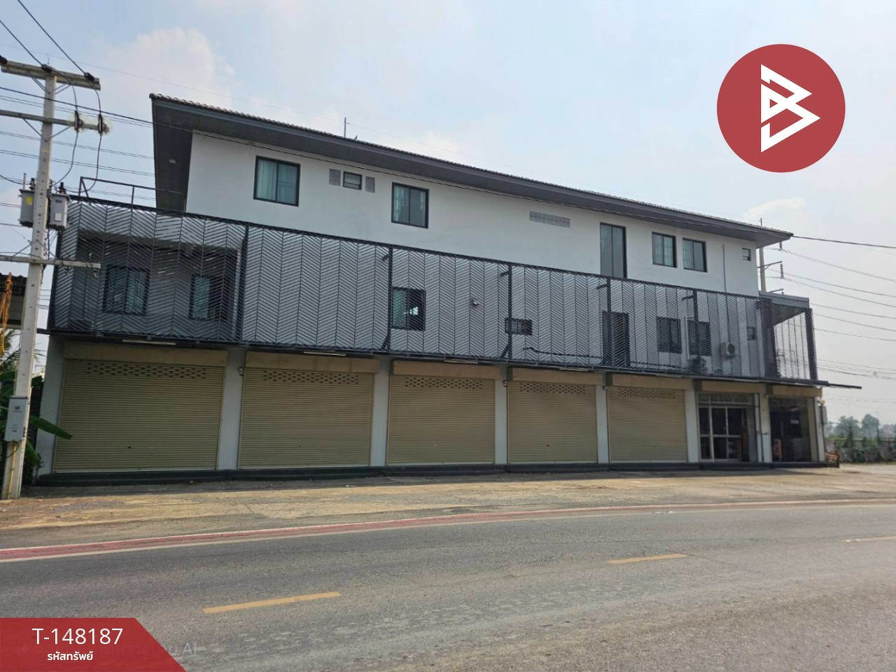 3-story commercial building for sale, area 140 sq m, Ban Klang Subdistrict, Pathum Thani, good location. – รูปที่ 2