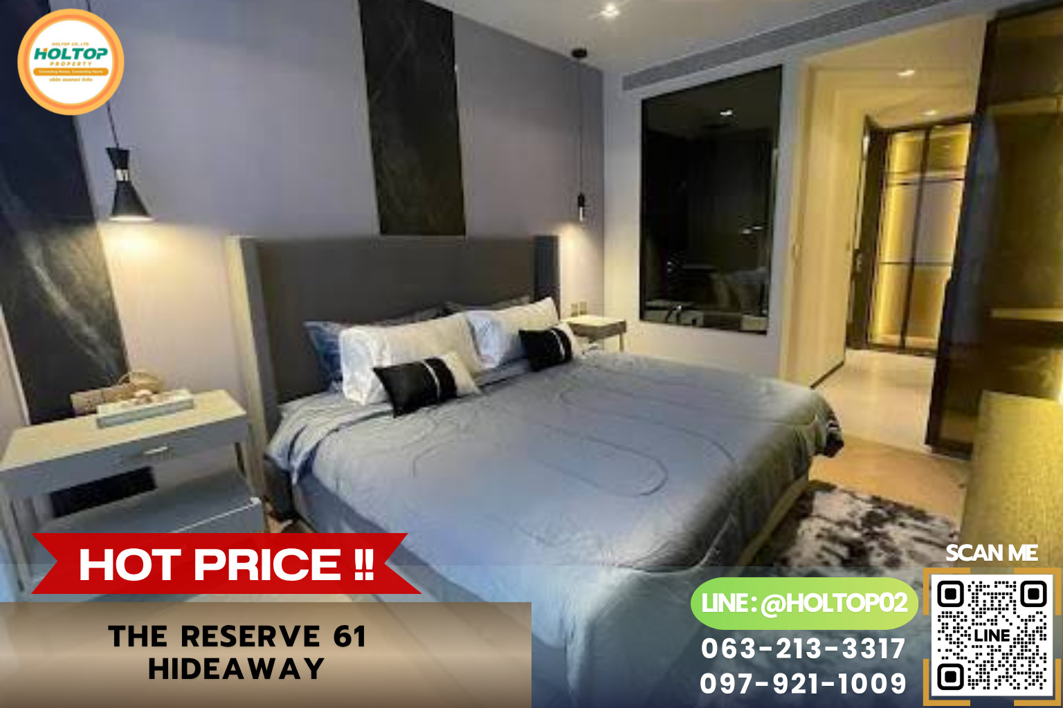 #AA155809 ให้เช่าคอนโด THE RESERVE 61 HIDEAWAY #AA155809 ให้เช่าคอนโด THE RESERVE 61 HIDEAWAY