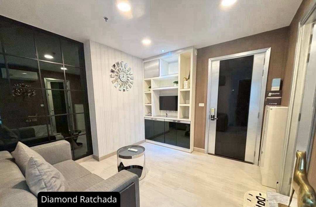 For rent, Diamond Condo, near MRT Huai Khwang. – รูปที่ 2