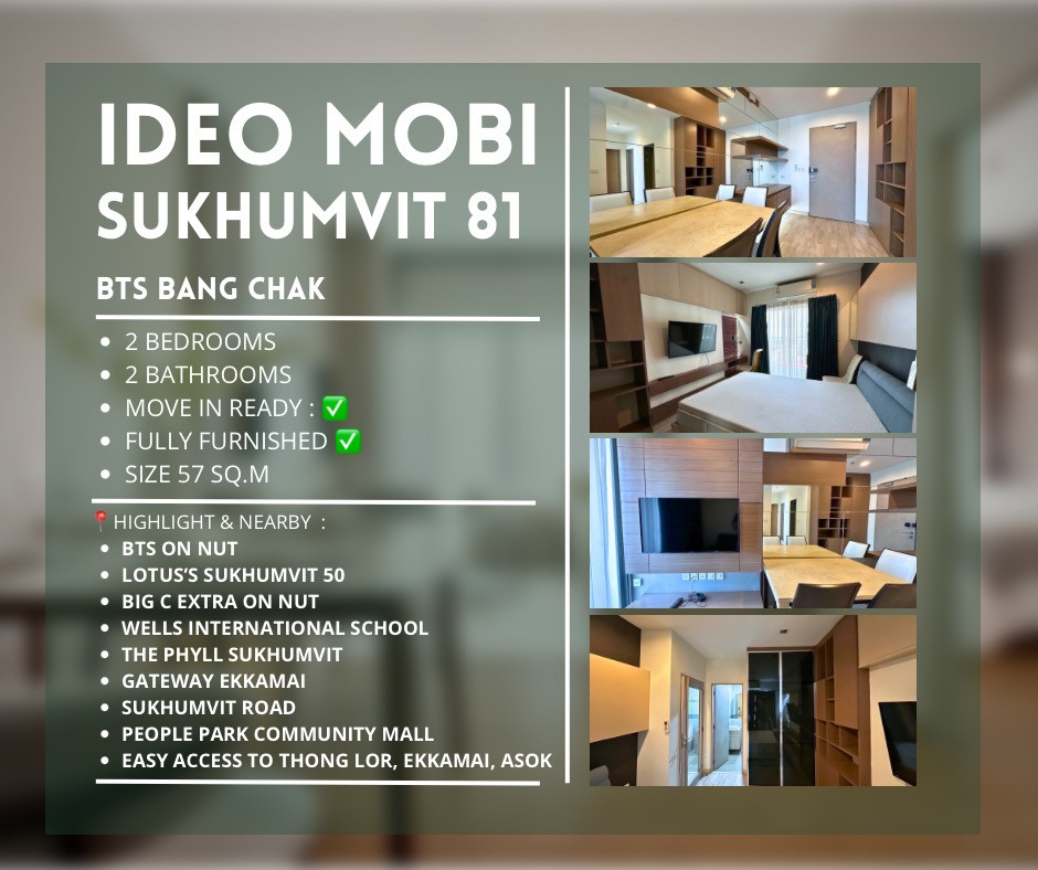 🏙️🔥 จองด่วน 2 ห้องนอน 2 ห้องน้ำ ติด BTS เฟอร์นิเจอร์ ครบใช้ไฟฟ้าครบ พร้อมเข้าอยู่ 🏙️✨📍 🏙️🔥 จองด่วน 2 ห้องนอน 2 ห้องน้ำ ติด BTS เฟอร์นิเจอร์ ครบใช้ไฟฟ้าครบ พร้อมเข้าอยู่ 🏙️✨📍