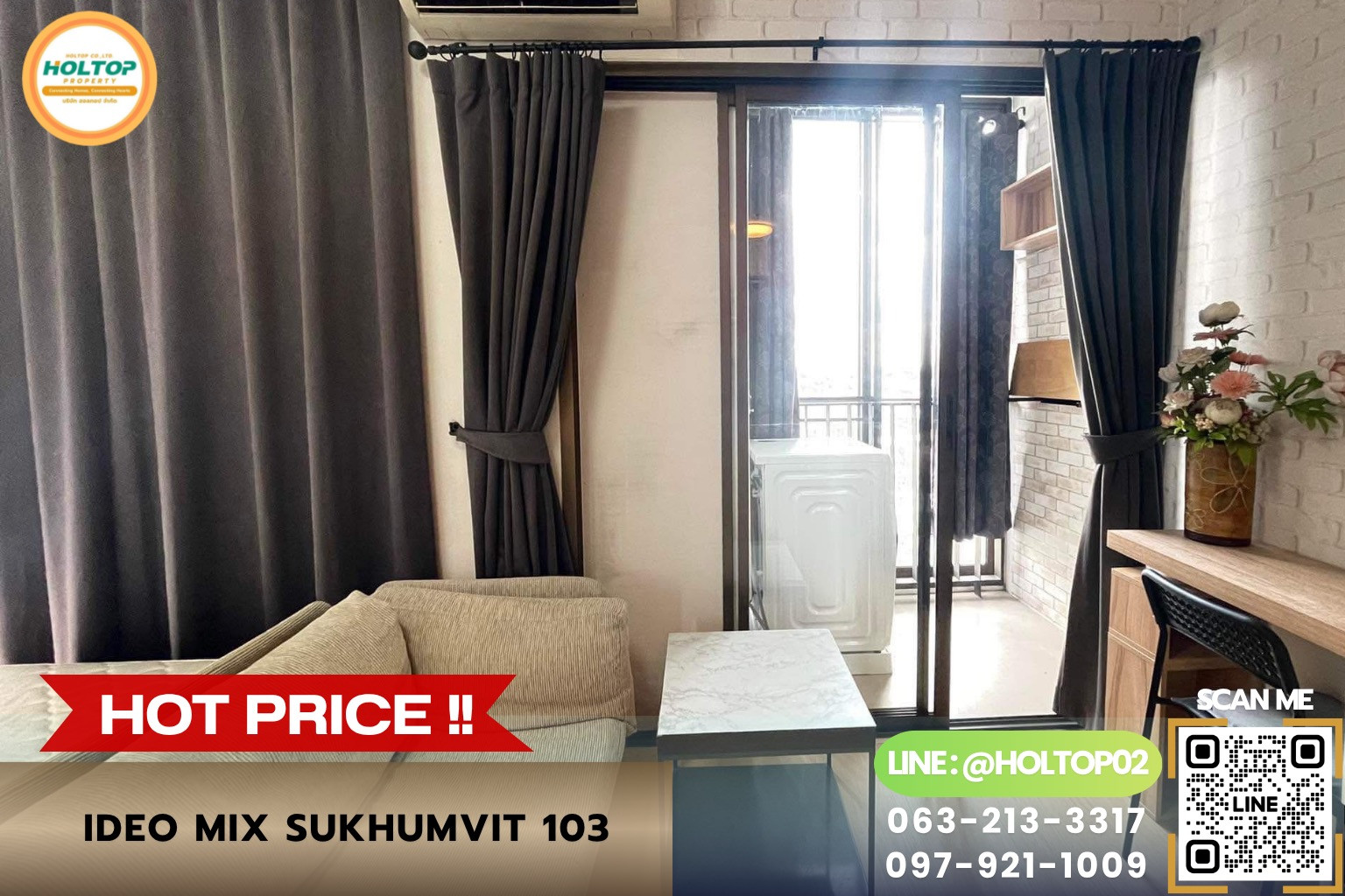 #AA169972 ให้เช่าคอนโด Ideo Mix Sukhumvit 103 #AA169972 ให้เช่าคอนโด Ideo Mix Sukhumvit 103