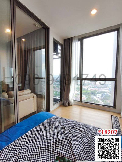 เช่า คอนโด The Cuvee Yaek Tiwanon ชั้น 26 ห้องมุม ใกล้ MRT แยกติวานนท์ – รูปที่ 4