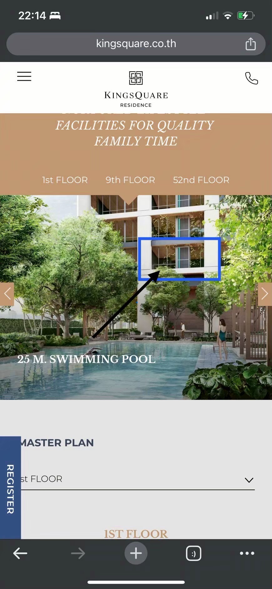 “Rare Pool View | 60 SQ.M. | 1 Bedroom | 10th Floor | Directly Above 9th-Floor Facilities | Next to King’s College Bangkok” “Rare Pool View | 60 SQ.M. | 1 Bedroom | 10th Floor | Directly Above 9th-Floor Facilities | Next to King’s College Bangkok”