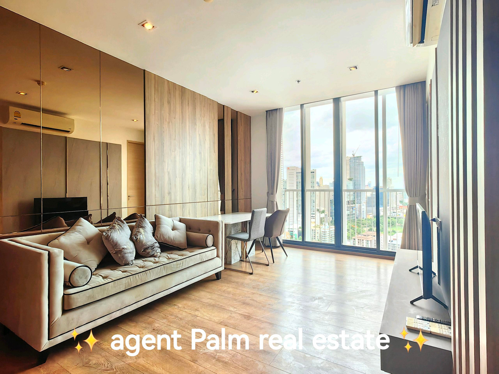 🏙️✨ Luxury Living in Phrom Phong | ห้องเช่าหรู วิวเมือง ชั้นสูง ห้องมุมสุด Private ✨ – รูปที่ 3