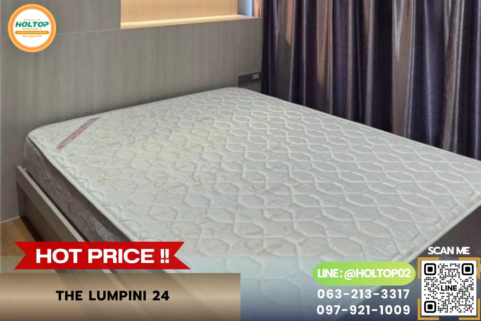 #R10727 ให้เช่าคอนโด The Lumpini 24 #R10727 ให้เช่าคอนโด The Lumpini 24