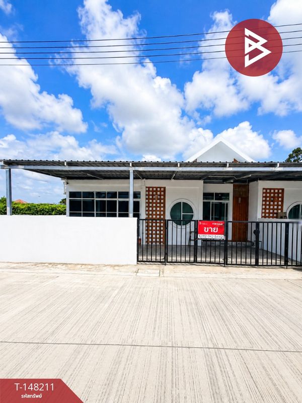 Semi-detached house for sale with office, area 37.3 sq m, Khok Mo, Ratchaburi.