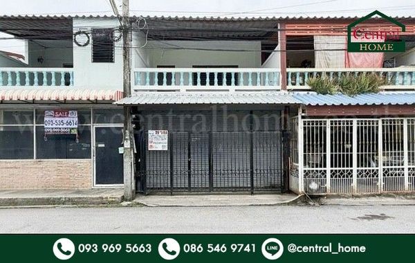 Townhouse Burapha 12, Soi Wat Weluwanaram 16, Main Road, renovated, ready to move in, cheap price.
