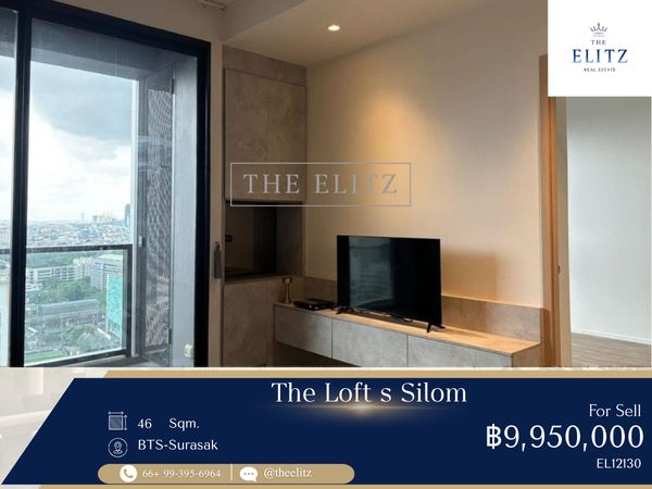 ✨ Hot Deal at Best Price! Luxury Loft Condo in Heart of Silom | Beautifully Designed Unit - Near BTS Surasak &amp; BCC School ✨
