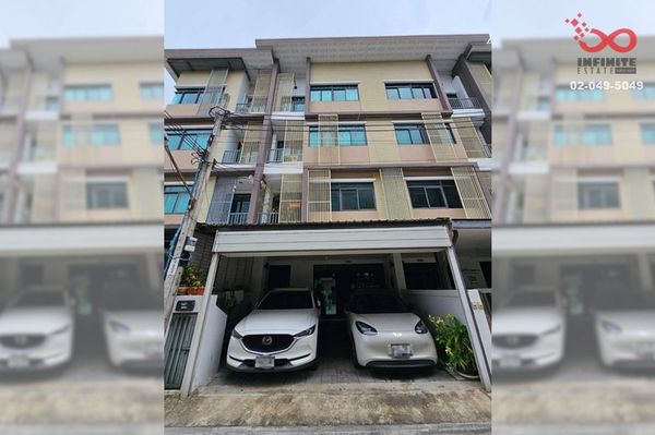 Townhouse for sale, 4 floors, 23 sq m, Uptown Sathu Pradit, Soi Chan 43, Bang Kho Laem.