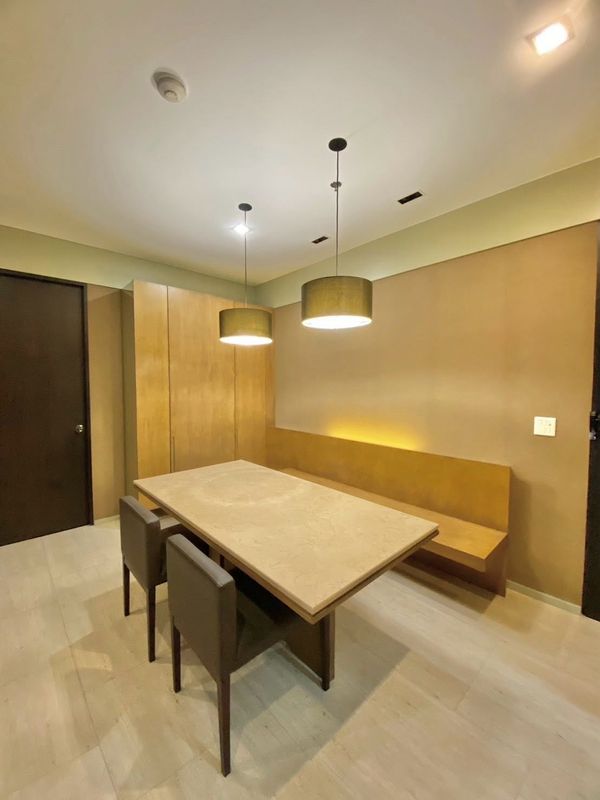 Three-bedroom condo, large room for rent, near BTS Asoke, MRT Sukhumvit, near EmQuartier&amp;Emporium&amp;Emphere and Terminal Asoke.