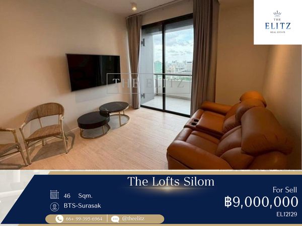 ✨ Exclusive High Ceiling Duplex Loft Unit! | Best Value Price Deal - Modern Luxury Loft Residence in Silom Near BTS Surasak ✨