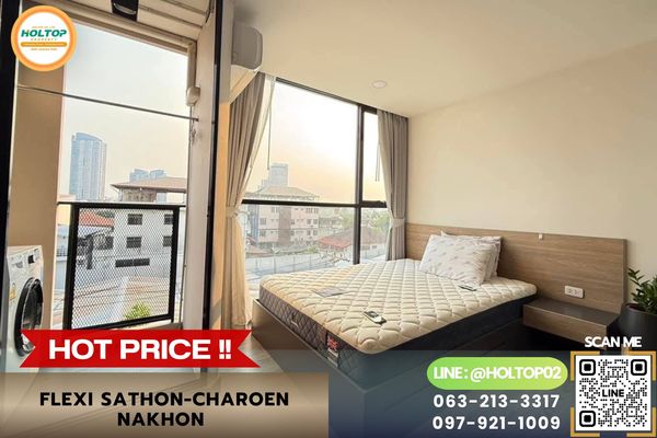 #MN019928 ให้เช่าคอนโด FLEXI Sathon-Charoen Nakhon