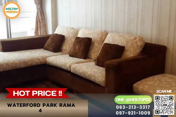 #AA96957 ให้เช่าคอนโด Waterford Park Rama 4