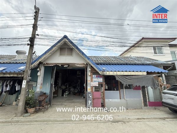 Warehouse + detached house, 1 floor, 88 sq m. Warehouse + detached house Soi Lat Phrao 101, Soi 42, Intersection 14, Lat Phrao Road, Nawamin Road, Pho Kaeo Road, Bang Kapi District, Bangkok
