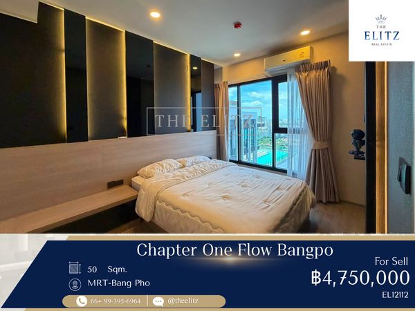 ✨  Resort-Style Condo with Chao Phraya River Views | Unbeatable Low Price with Verified Real Unit - Relaxing Atmosphere Near MRT Bang Po &amp; Expressway ✨ 