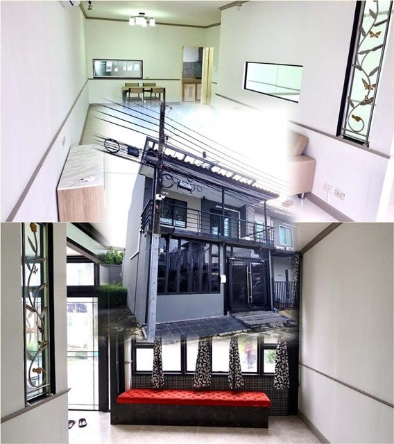 MRT LatPhrao 2.3km. Sripathum University Bangkhen 2.4km. Fully furnished 3-4bed built-in house does
