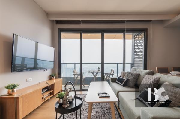 🔥 [For rent] The Lumpini 24 (2 bedrooms, 65 sq.m.) beautifully decorated unit, high floor, beautiful view.