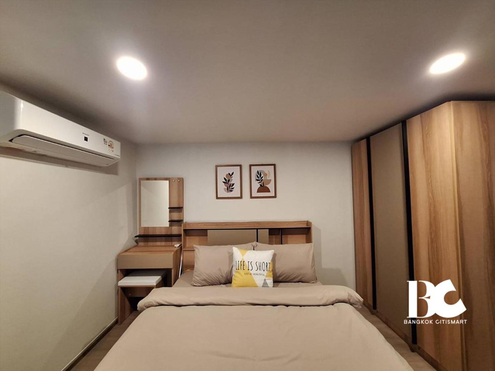 🔥 [ให้เช่า] Aspire Sukhumvit-Rama 4 (1 ห้องนอน Vertiplex 25.76 sq.m.) ห้องชั้นสูง แต่งสวย – รูปที่ 4