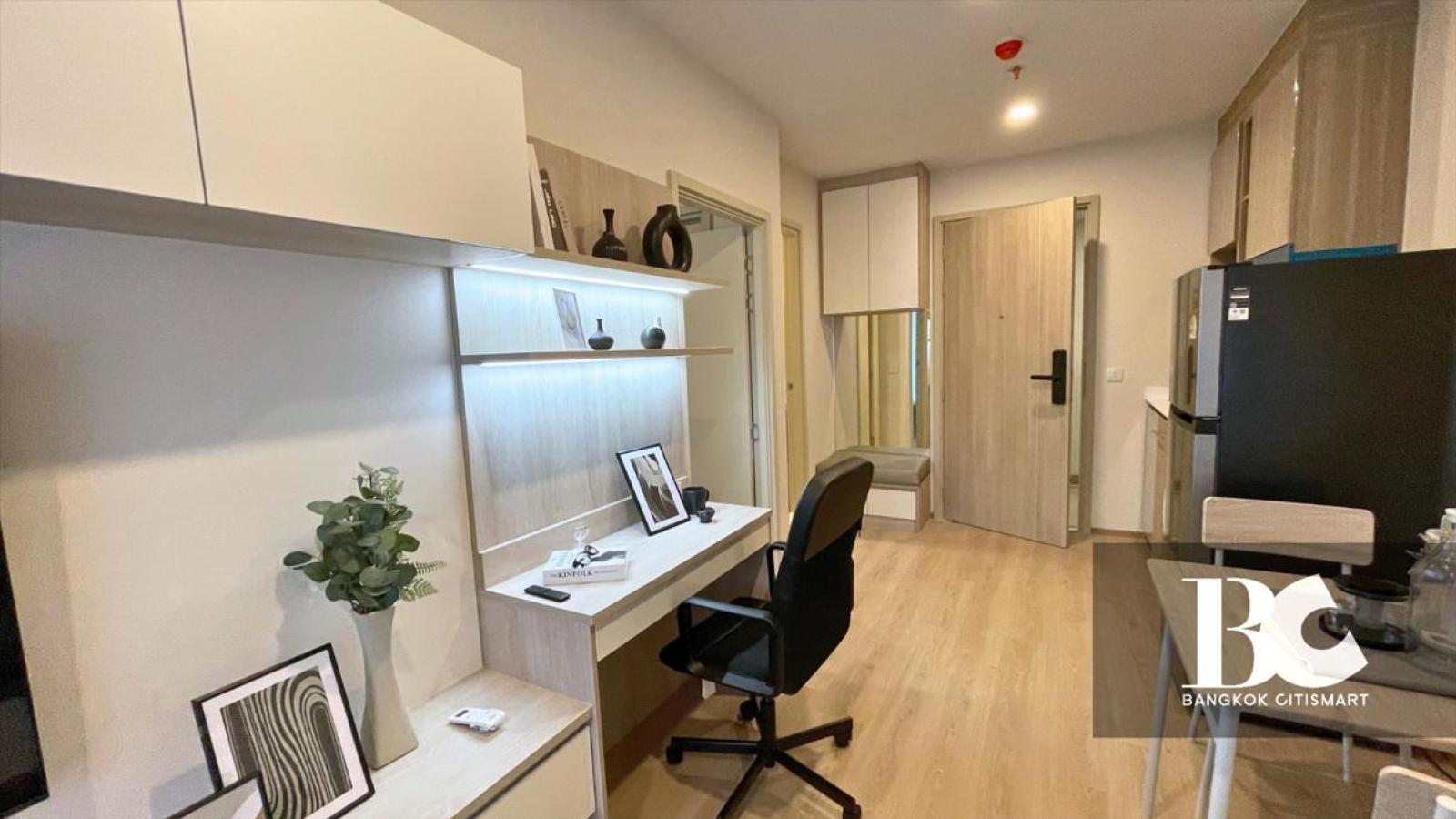 🔥 [For rent] Life Rama 4 - Asoke (1 bedroom 32.39 sq.m.), spacious room, beautifully decorated, complete with furniture and electrical appliances. – รูปที่ 3