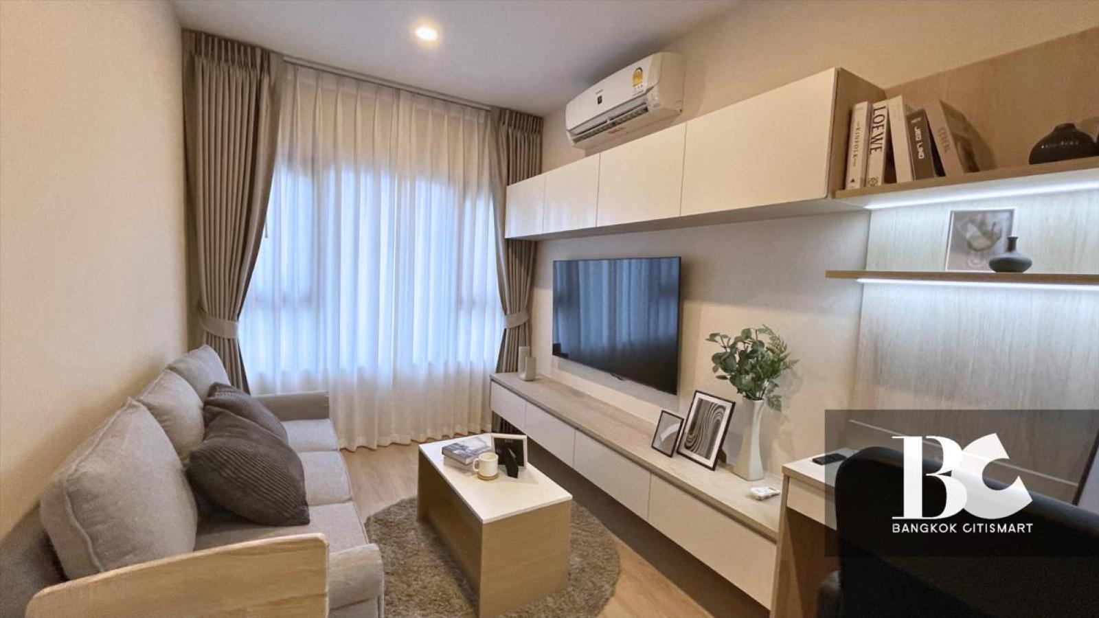 🔥 [For rent] Life Rama 4 - Asoke (1 bedroom 32.39 sq.m.), spacious room, beautifully decorated, complete with furniture and electrical appliances. – รูปที่ 4