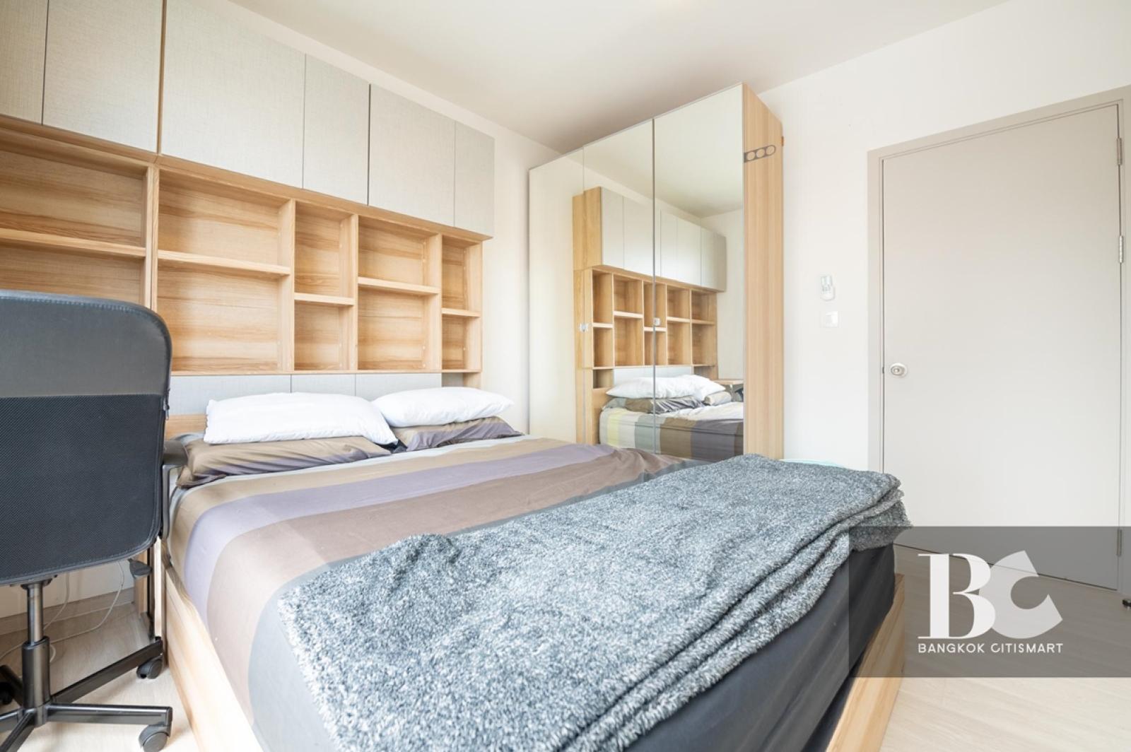 🔥 [ให้เช่า] Life Sukhumvit 48 (1 ห้องนอน 30 sq.m.) ห้องกว้าง แบ่งเป็นสัดส่วน แต่งครบ – รูปที่ 3