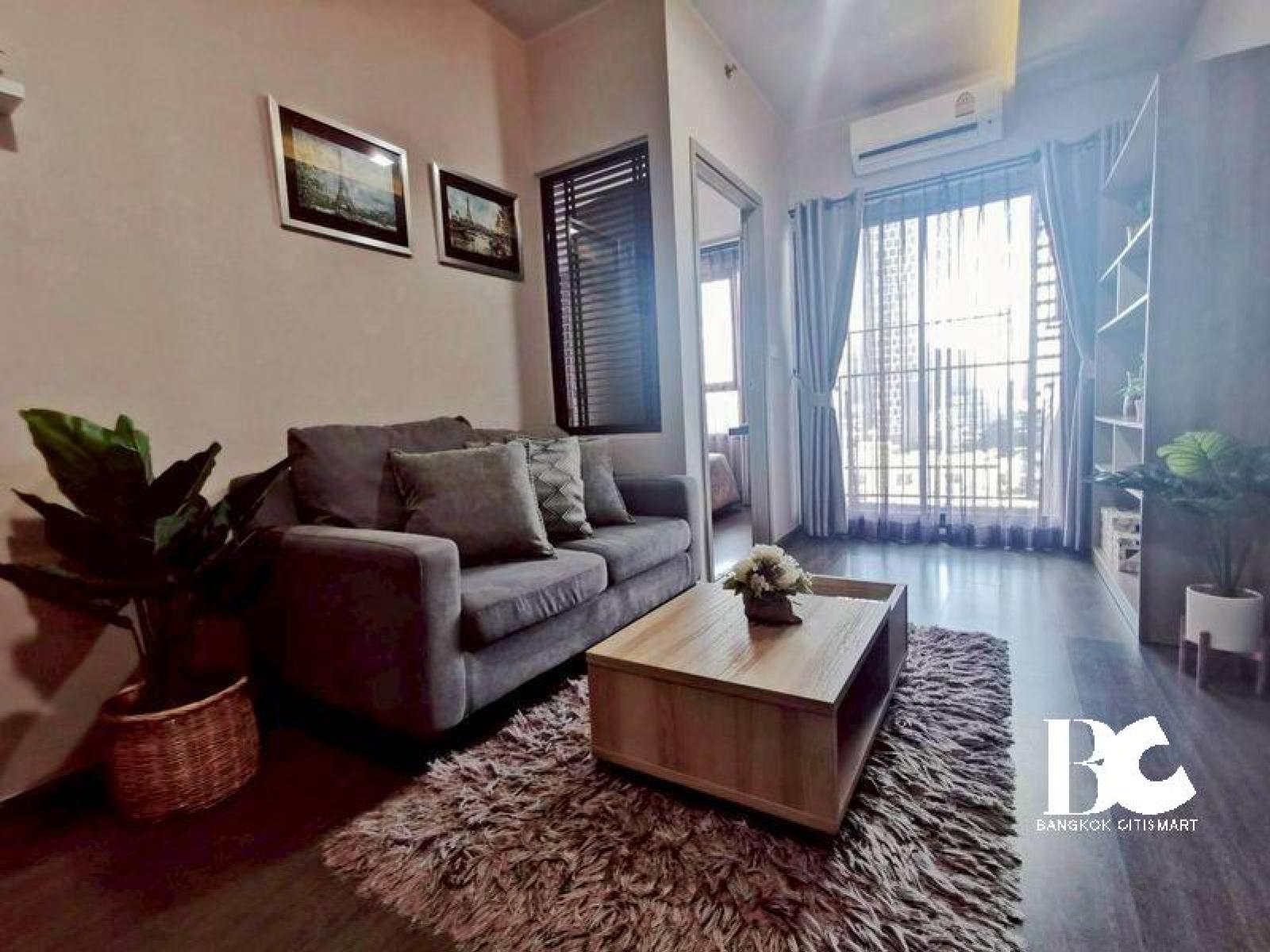 🔥 [ให้เช่า] Ideo Sukhumvit 93 (1 ห้องนอน 35 sq.m.) ห้องมีพื้นที่กว้าง แบ่งเป็นสัดส่วน แต่งครบ