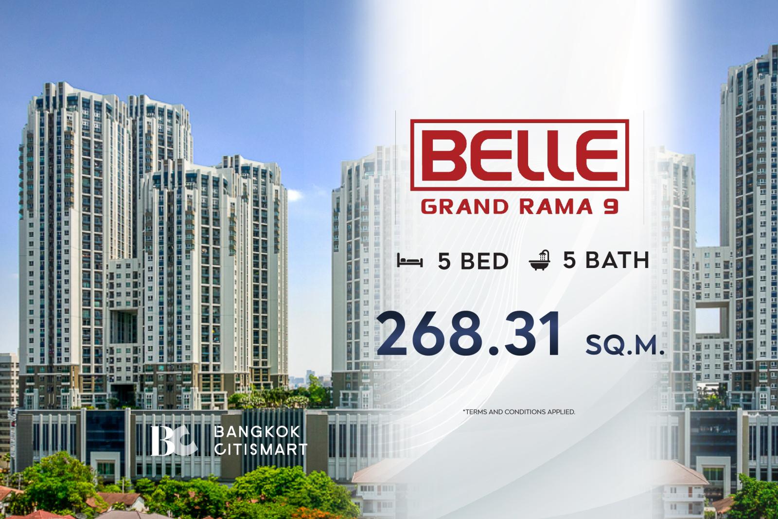 ✨ price negotiable Grand Belle Rama 9 (5 bedrooms 268.31 sq.m.)