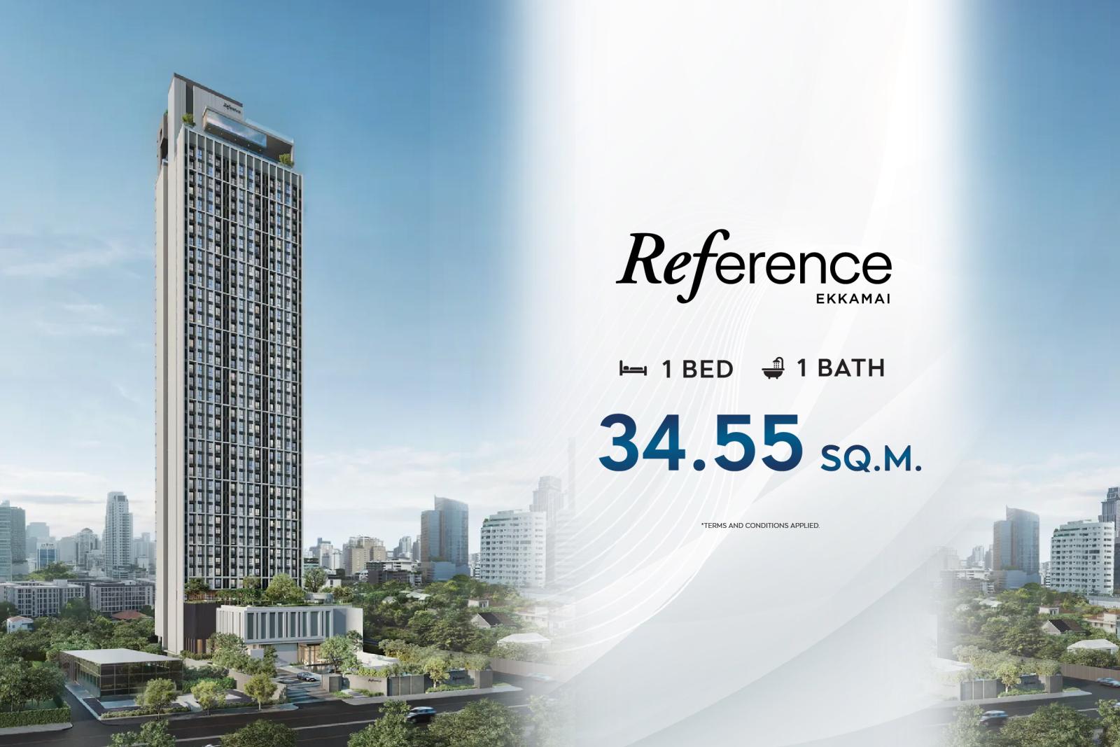 1 Bed 34.55 ตร.ม. ห้องสวย ต่ำกว่า 180,000 บาท/ตร.ม. ตึกใหม่ ซอยเอกมัย | Reference Ekkamai | 6.19 ล้านบาท
