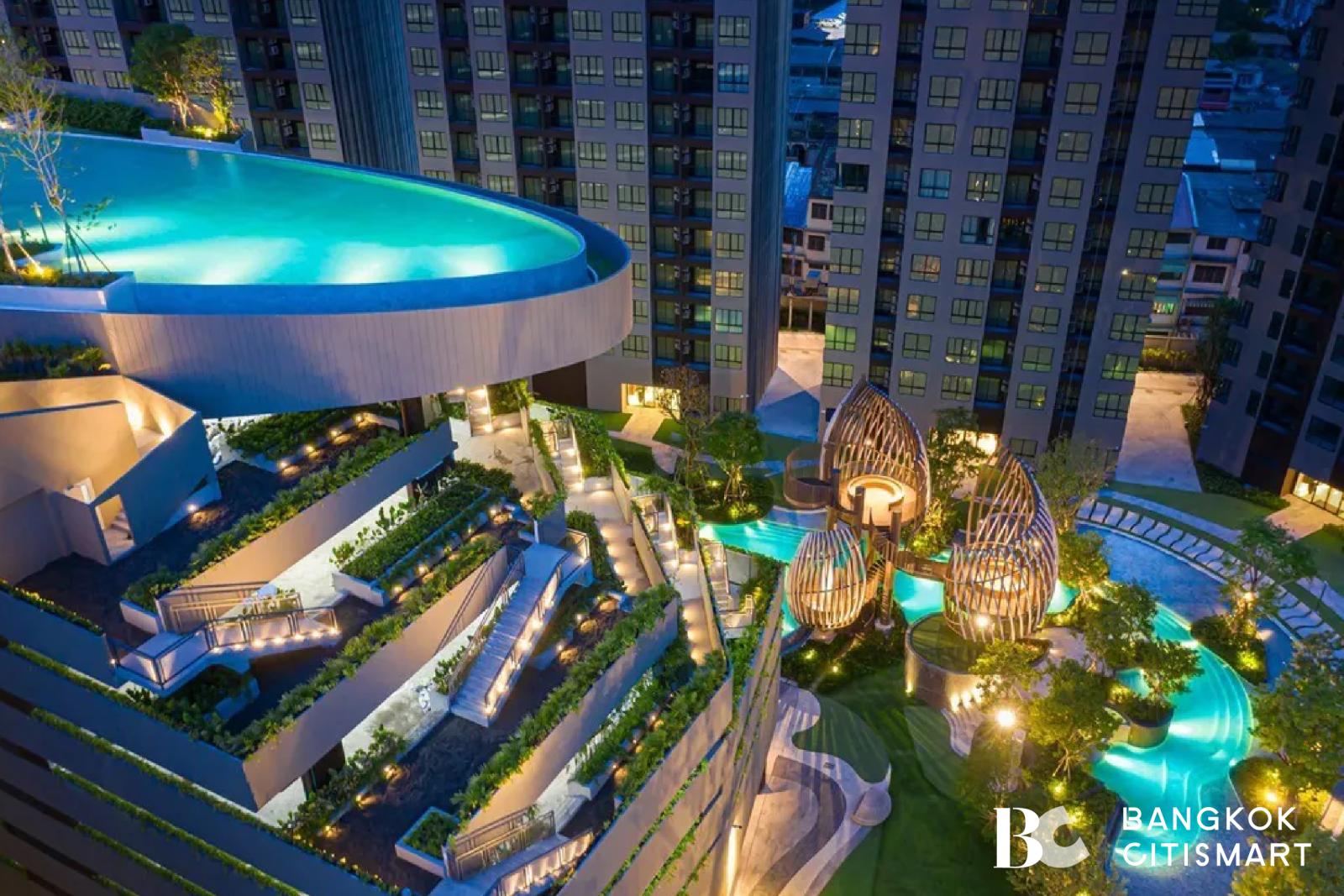 Studio 26.05 ตร.ม. ต่ำกว่า 2.6 ล้าน ราคาต่ำสุด สวนรีสอร์ท ใกล้ BTS | Elio Del Nest Udomsuk | 2.56 ล้านบาท – รูปที่ 3