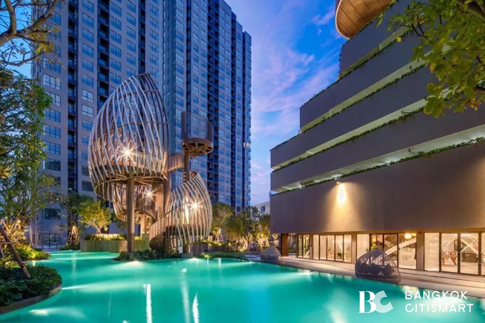 Studio 26.05 ตร.ม. ต่ำกว่า 2.6 ล้าน ราคาต่ำสุด สวนรีสอร์ท ใกล้ BTS | Elio Del Nest Udomsuk | 2.56 ล้านบาท – รูปที่ 4