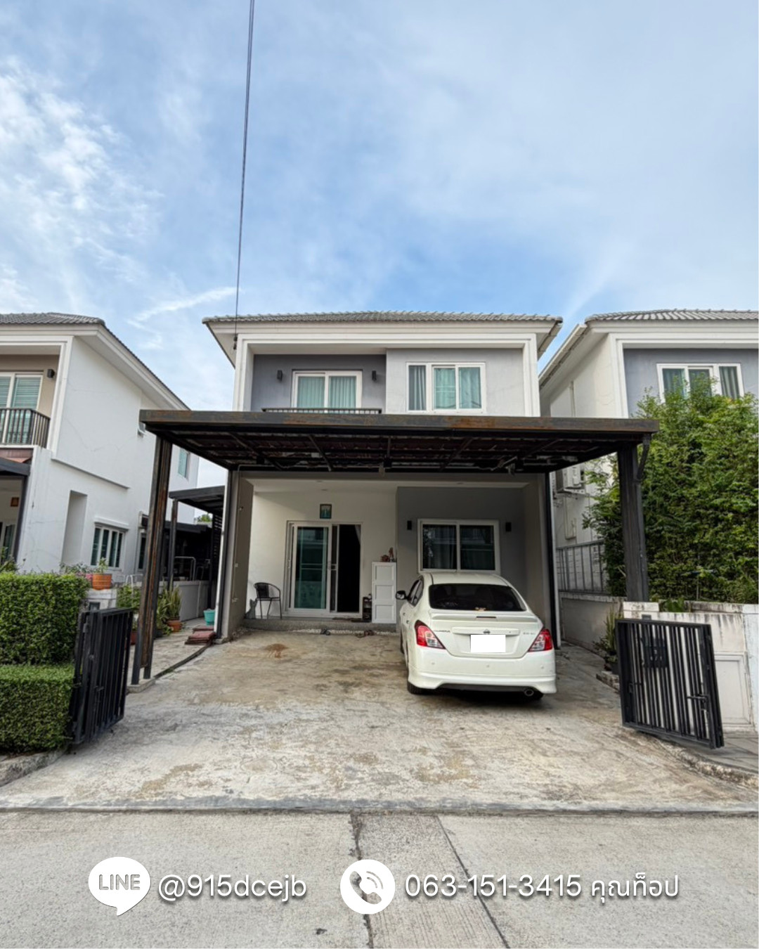 For sale: Chuan Chuen Park Village, On Nut-Wongwaen, 2-story semi-detached house, 39 square wah. For sale: Chuan Chuen Park Village, On Nut-Wongwaen, 2-story semi-detached house, 39 square wah.