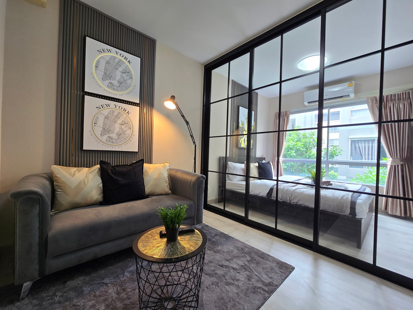 Selling Plum Condo Lat Phrao 101‼️Position*A room like this is not easy to find‼️ ⏫Corner room, not next to anyone 🚷🚷