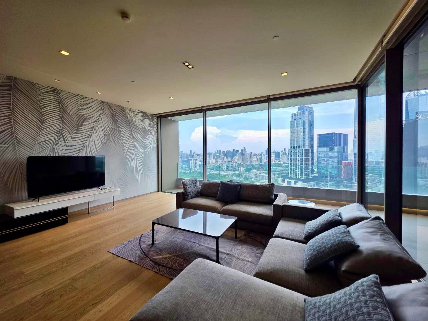 Rare 3BR Luxury Living with Lumpini Park View at Saladaeng One Rare 3BR Luxury Living with Lumpini Park View at Saladaeng One