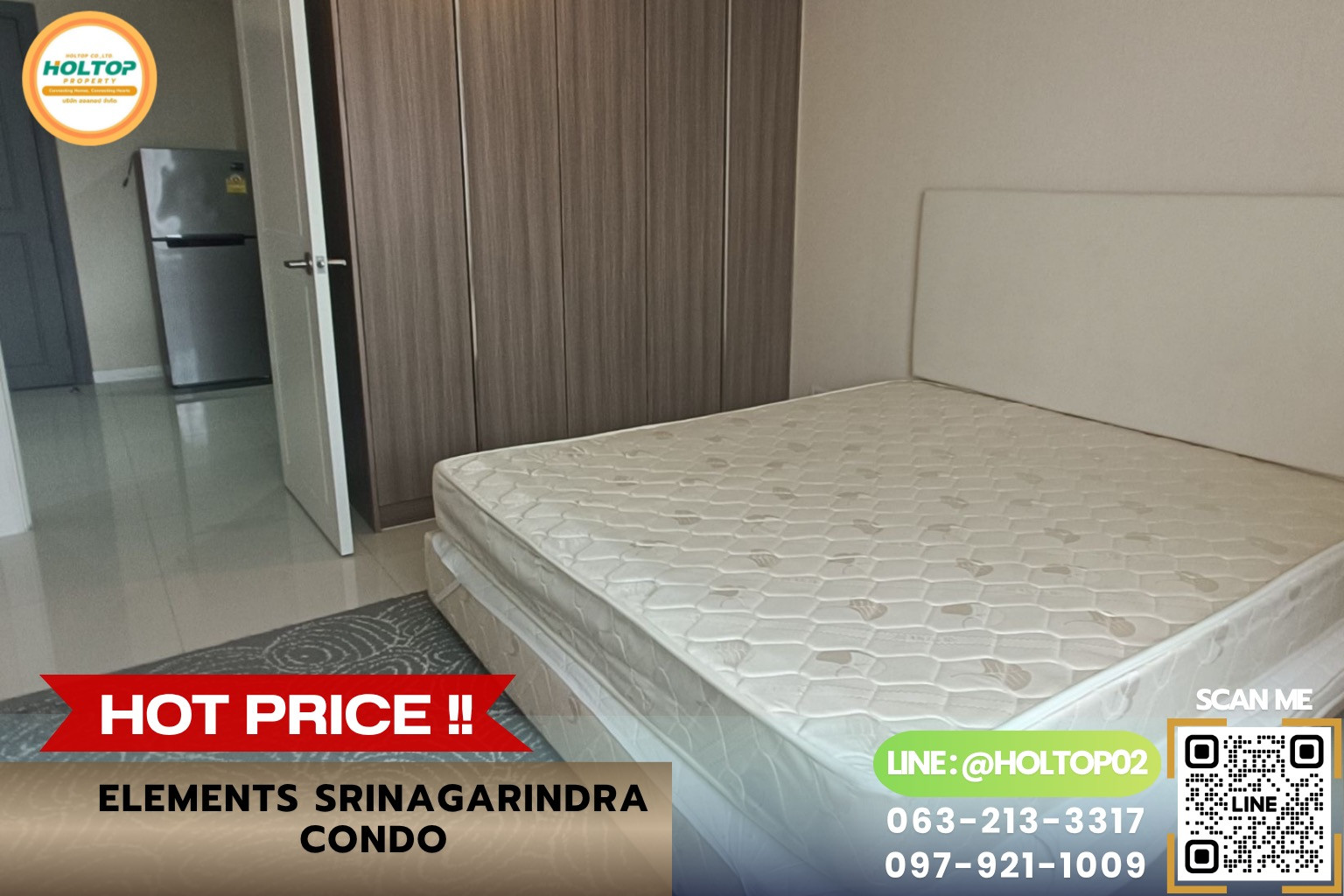 #AA644603 ให้เช่าคอนโด ELEMENTS SRINAGARINDRA CONDO