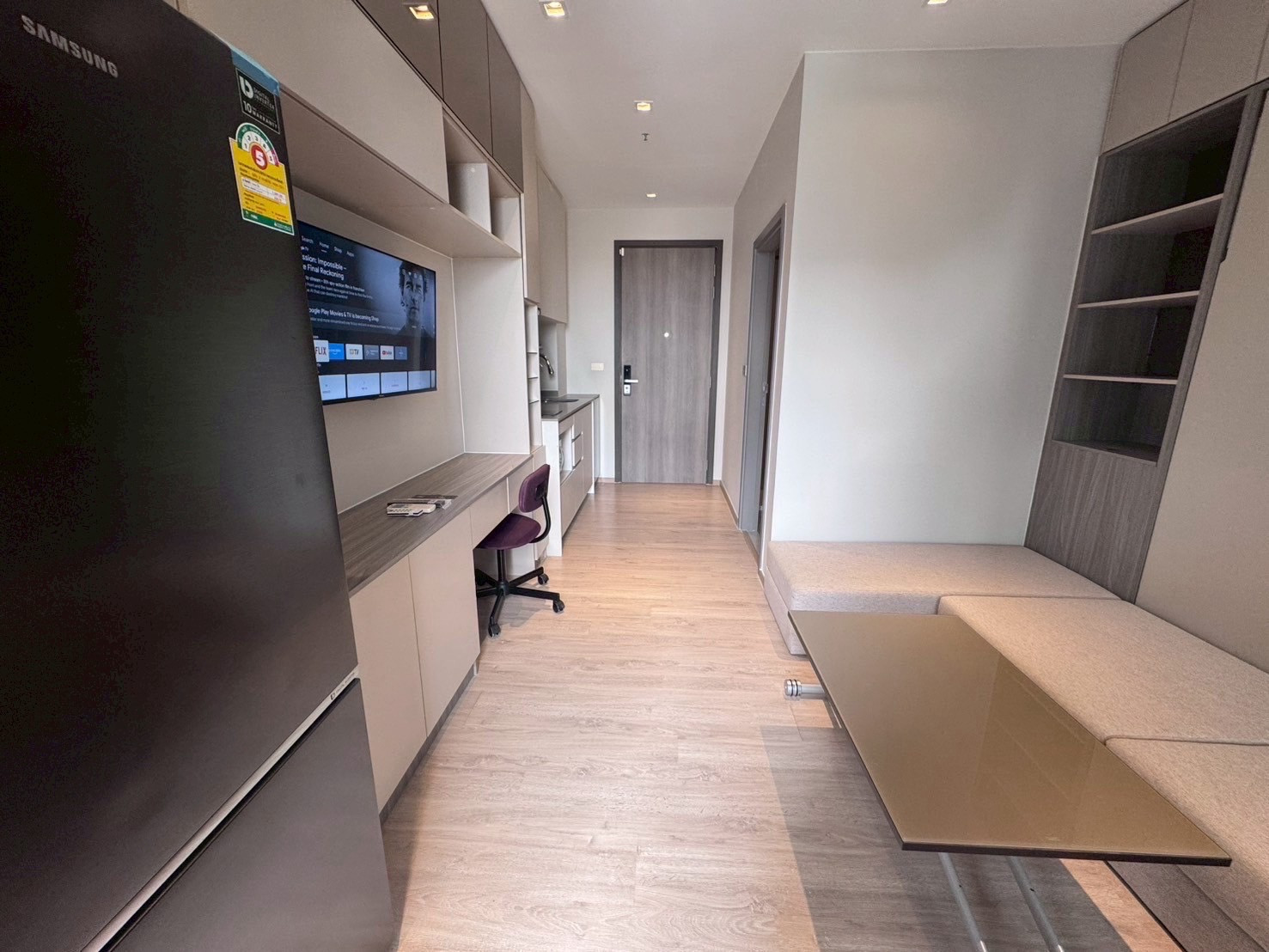 🚅W0324 Condo for rent Whizdom Ratchada-Tha Phra 📞Contact: 092-666-5617(Jadeite) – รูปที่ 2