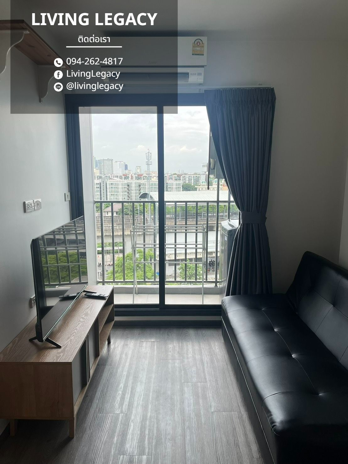 TJYDLP เช่าด่วน คอนโด Rich Park @ Triple Station 29 ตร.ม. ชั้น 10 | 1 นอน 1 น้ำ พร้อมอยู่ – รูปที่ 4