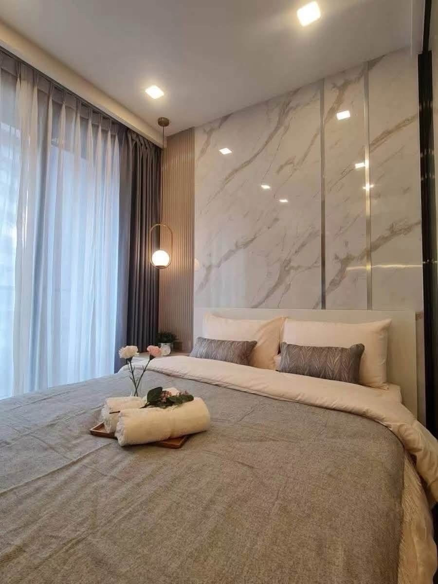 🔥 For rent One9Five Phra Ram 9 | 35th floor, high view, beautiful room, ready to move in 🏙️