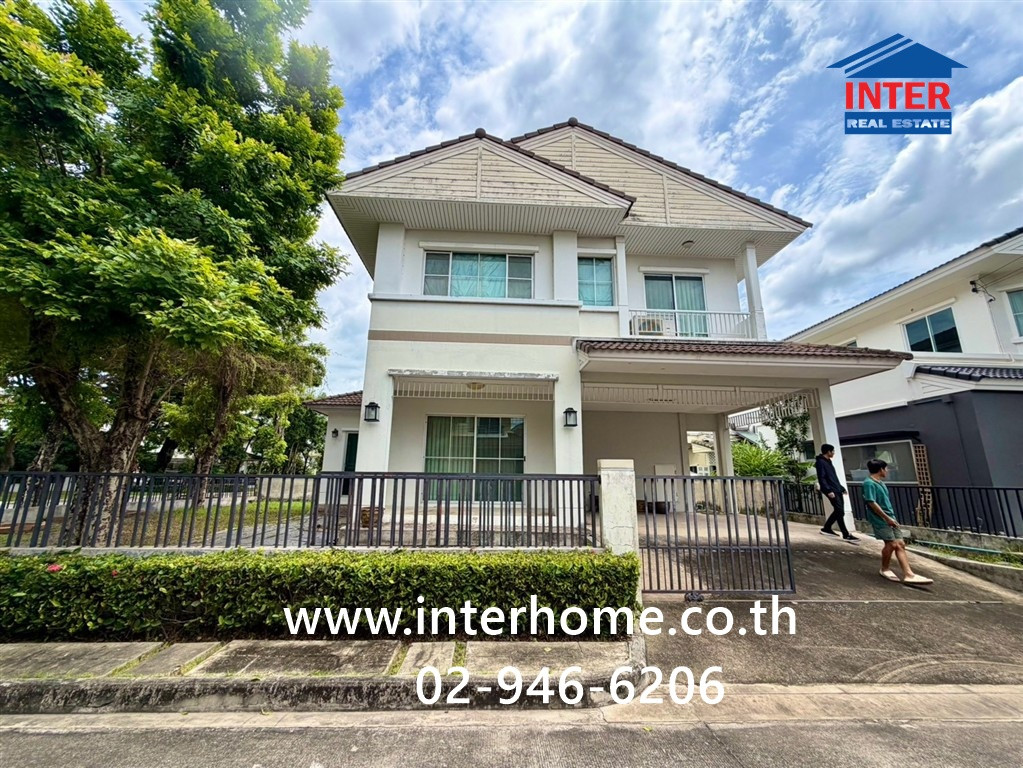 2-story detached house, 72.4 sq m, Chollada Suvarnabhumi Village, Lat Krabang Road, Wat Sriwaree Noi Road, Bang Sao Thong, Samut Prakan.