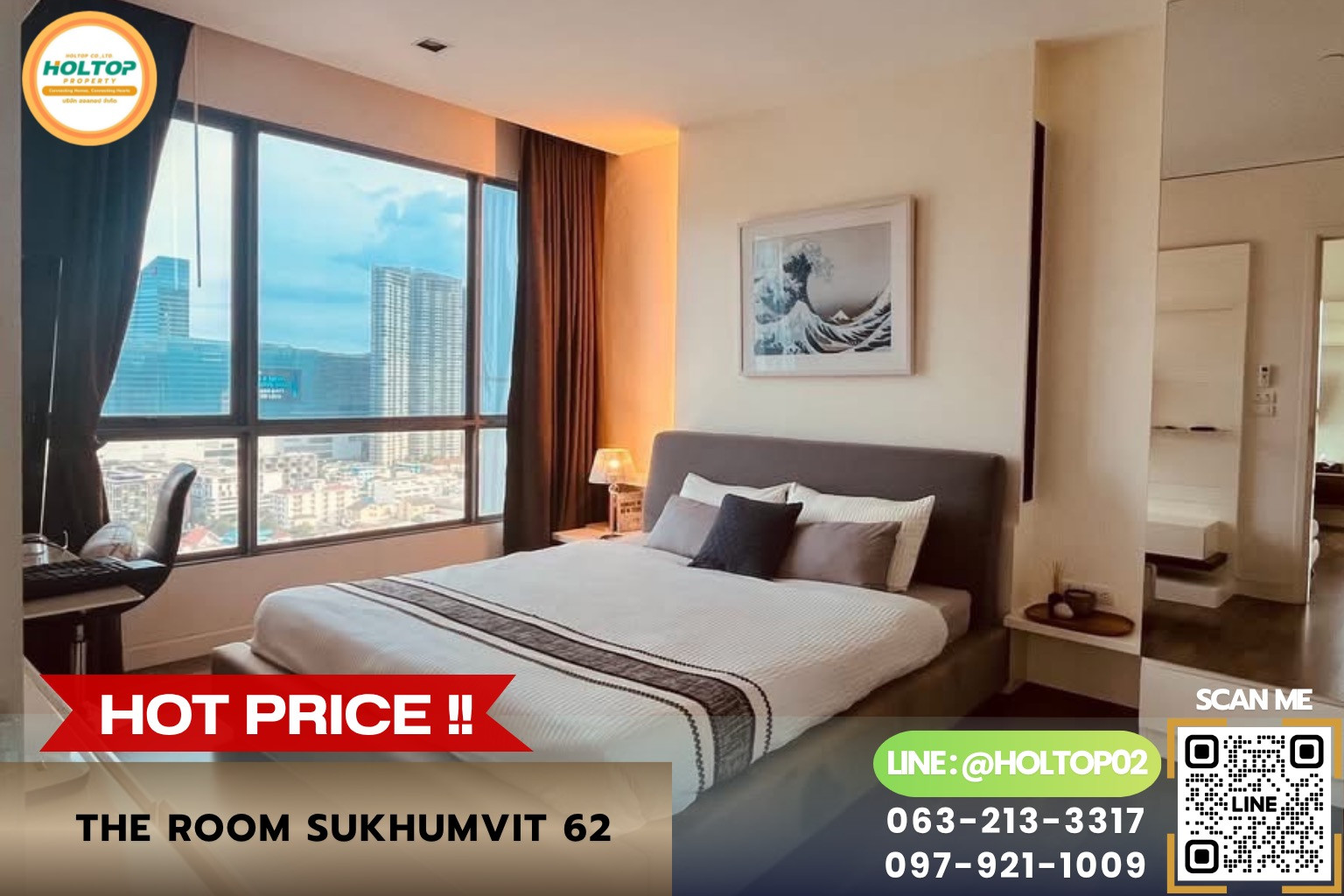 #MN019697 ให้เช่าคอนโด The Room Sukhumvit 62 #MN019697 ให้เช่าคอนโด The Room Sukhumvit 62