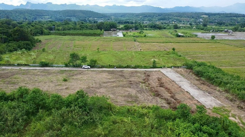 ️ Land for sale in Chiang Dao, Doi Luang view, 538 sq m, Chiang Mai-Fang Road, community area, no flooding, urgent 1,890,000 baht (free transfer) – รูปที่ 3