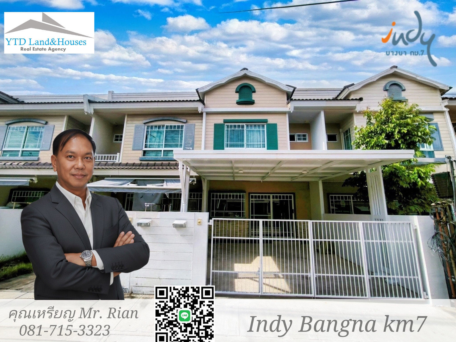For Rent: 2-Storey Townhome near Mega Bangna Located in the best area of Indy Bangna Km.7. The front of the house faces south. The entire house has been newly renovated. There is a covered parking space in front, Listing No: YT12-2581 For Rent: 2-Storey Townhome near Mega Bangna Located in the best area of Indy Bangna Km.7. The front of the house faces south. The entire house has been newly renovated. There is a covered parking space in front, Listing No: YT12-2581