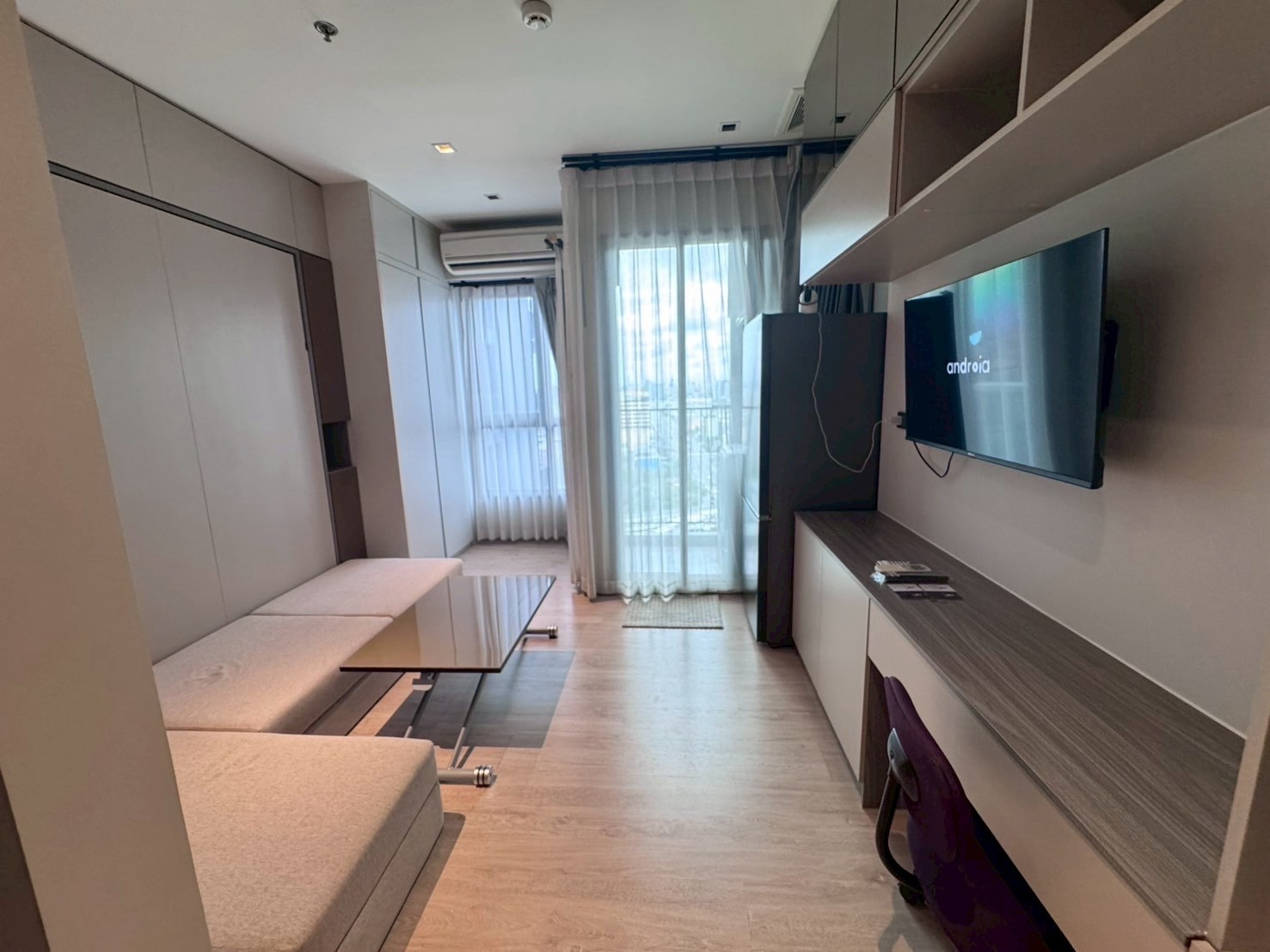 🚅W0324 Condo for rent Whizdom Ratchada-Tha Phra 📞Contact: 092-666-5617(Jadeite) – รูปที่ 3